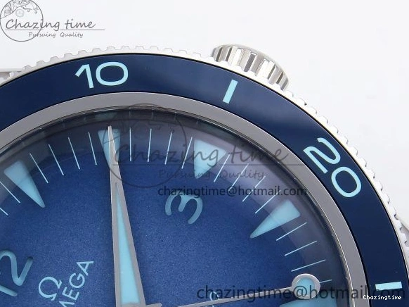 0504 Seamaster 300 Heritage VSF 1:1 Best Edition Blue Dial on SS Bracelet A8912 Super Clone Packable 7716